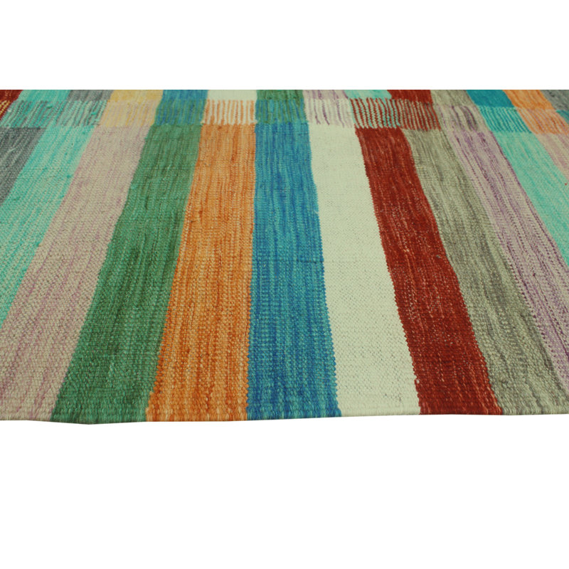 Bricelynn Wool Striped Indoor Rug