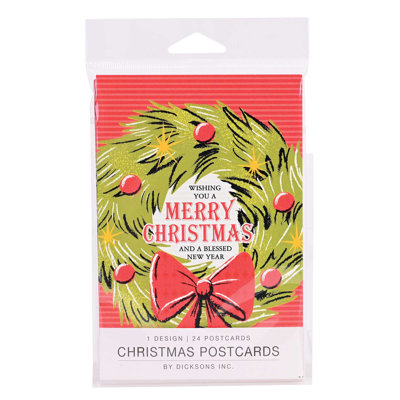 Ensemble de cartes postales vous souhaitant un joyeux