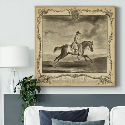 Chevaux distingués I sur toile