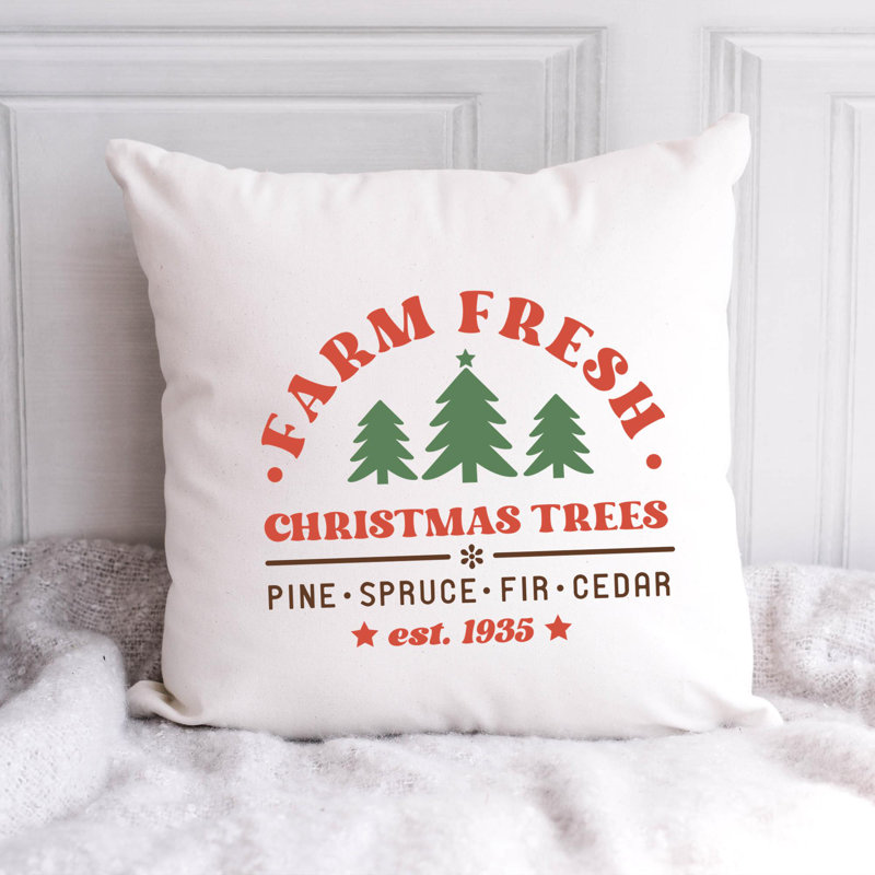 Coussin en polyester Christmas-9, 20 po x 20 po