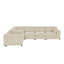 Bamppieles Corduroy Upholstered Modular Sectional-210323387
