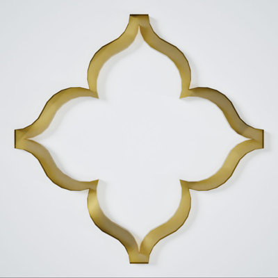 Très petits panneaux muraux décoratifs en acrylique May, l 7 3/8 po x H 7 3/8 po x T 1/8 po, miroir doré May