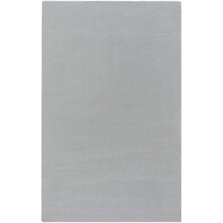 Crowe Hand Loomed Performance Wool Gray Area Rug