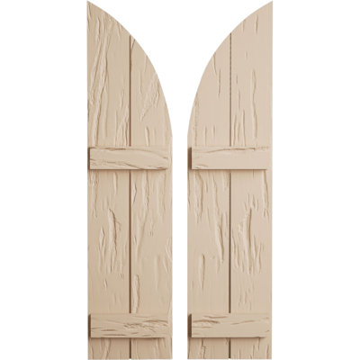 Timberthane à deux planches jointes avec niches en bois