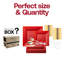 Ensemble de vaisselle jetable en plastique Red Square - 60 couverts