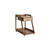 Modern Minimalist Black Walnut Wood Mobile Side Table with Wheels