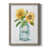 Toile avec cadre gris