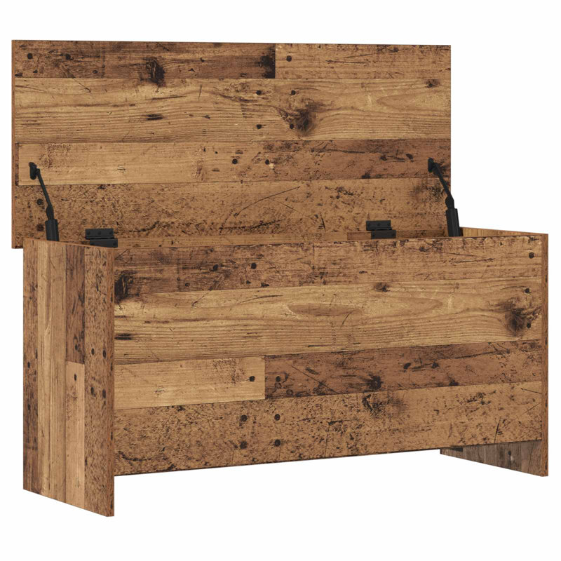 Engineered Wood Rectangle Accent Chest