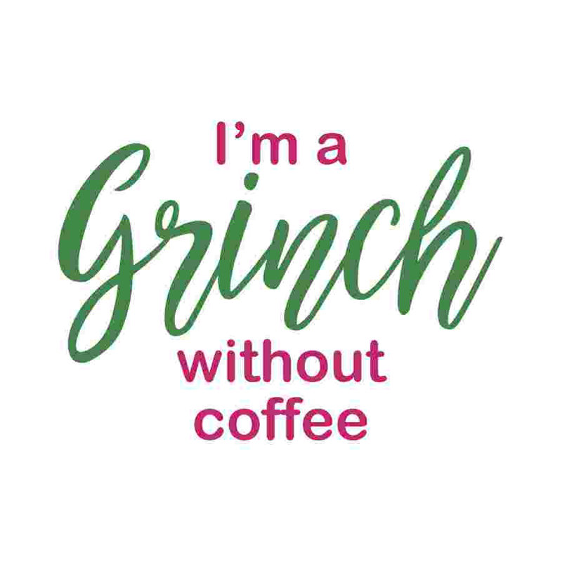 Tasse à café Grinch, H 30 po x l 30 po