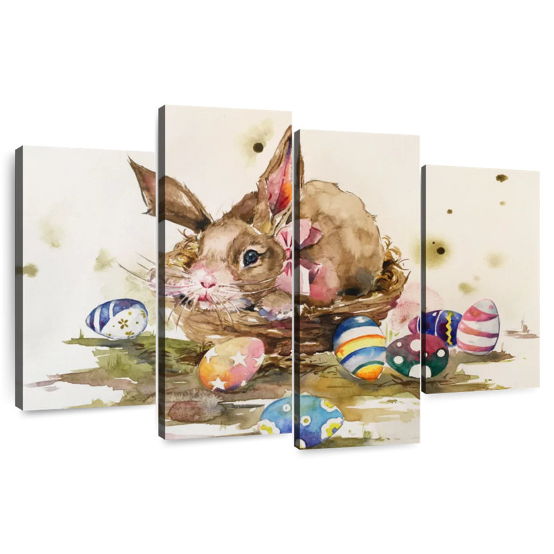 Easter Bunny Eggs, 22" H x 36" W