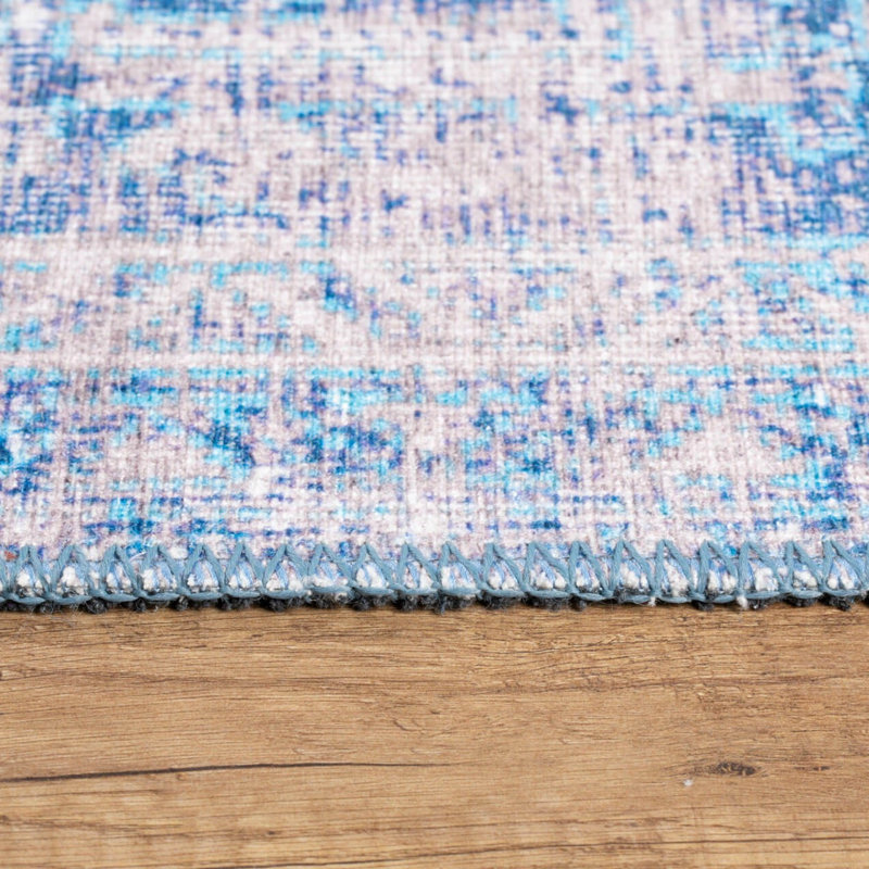 Soft and Durable Hall Carpet, 100% Polyester, 29.5 x 59.1 inches | 1850 g/m² Density, 0.16 inches Pile Height | Recycled Poly Cotton Underside, Machine Washable at 30°C | Ideal for Entryways and Living Spaces