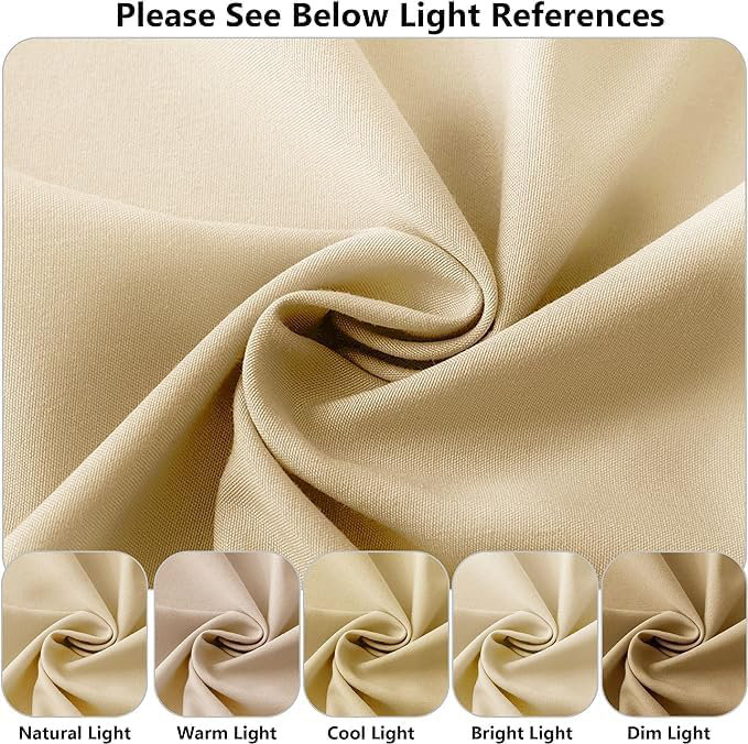 Ranarda Cotton Blend Percale Flat Sheet, Kingsize (5'), Cream