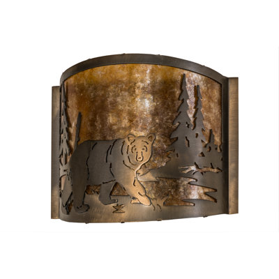 Rustic Lodge 1 - Light Flush Mounted Sconce