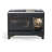 ILVE Majestic II Series 48 inch Dual Fuel Range with 8 Sealed Burners, Griddle (Glass Door)-48279788-48279783