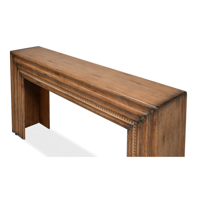 Mantel 72'' W Console Table, Brown