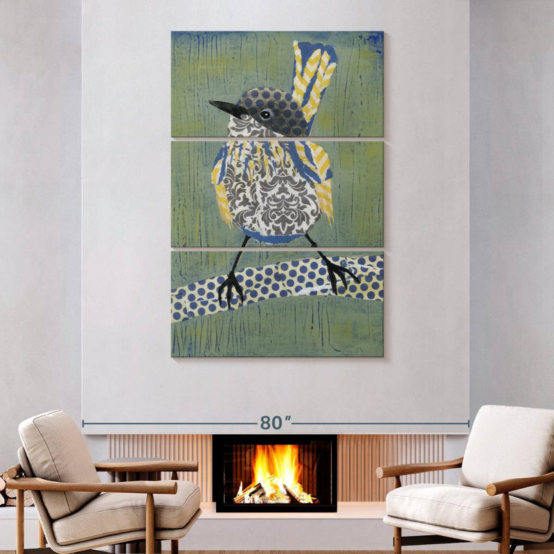 Brampton Patchwork Wren I, H 74 po x l 48 po