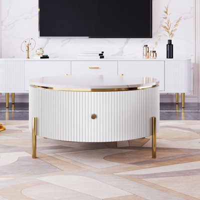 Table basse moderne avec tiroirs Modern