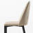 Modern Upholstered Dining Side Chairs,Off-white