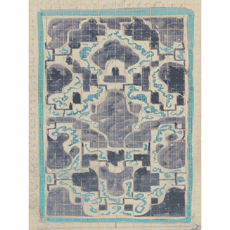 Tapis croquis 16 par Grand archives - Reproduction sur papier d'une seule photo