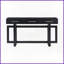 Table basse moderne en MDF minimaliste avec 3 tiroirs pour le hall d'entrée / salon, facile à assembler et amp; Rangement fonctionnel-72126291-72126302