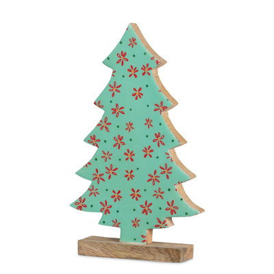 Two Turtle Doves Pattern Tabletop Tree
