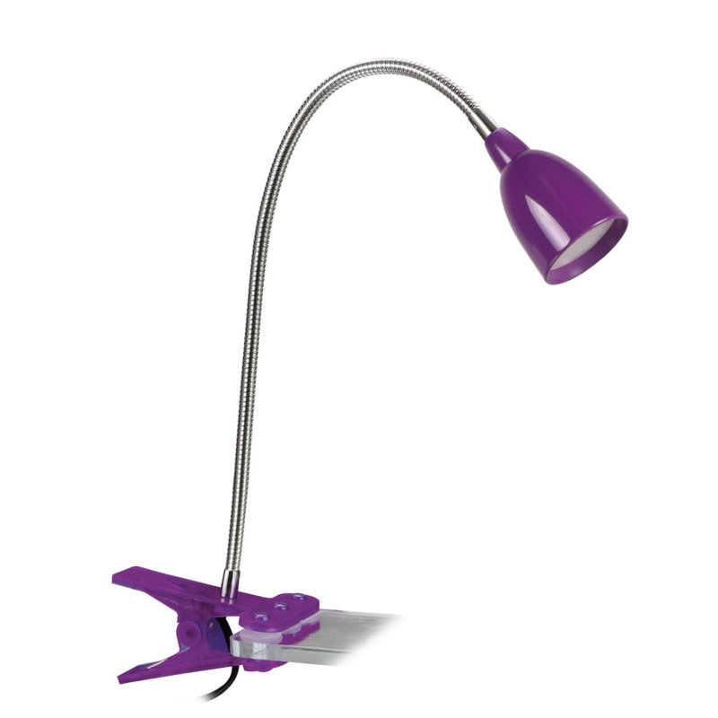 Lampe à pince 14 po Sikorski, Mauve