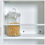 Armoire de rangement pour garde-manger, garde-manger autoportant avec portes et tablettes réglables, petit garde-manger pour la cuisine, la salle à manger, la salle de bricolage