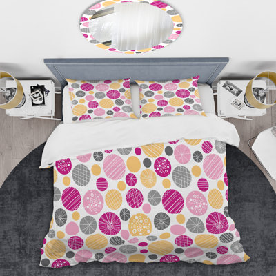 Ensemble de housse de couette Mid-Century moderne - Microfibre de polyester