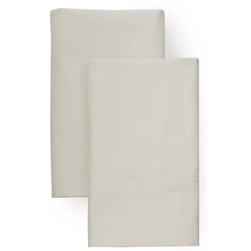 Ensemble de draps 100% percale de coton à contexture de 300 fils Fulham, Fauve