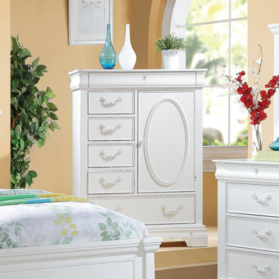 Commode combinée 6 tiroirs Janice