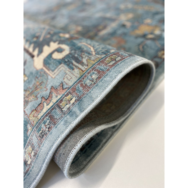 Claudie Oriental Viscose Area Rug, Rectangle 120 x 170cm