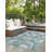 Contemporary Aviesel Area Rug Aqua Color-2050337809
