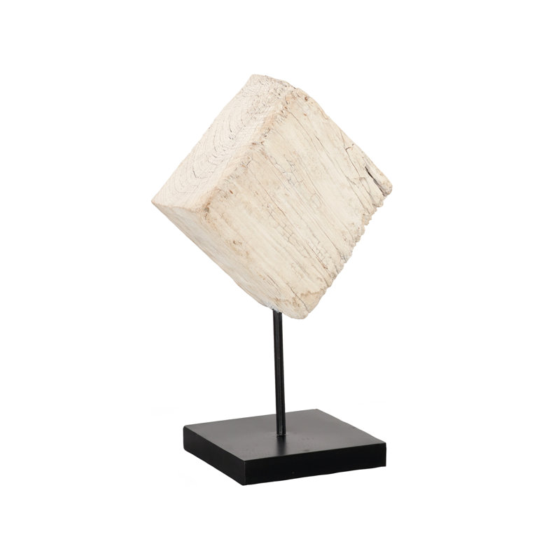 Eroded Wood Block on Stand