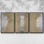 «Silver Lake I», ensemble de 3 toiles encadrées-97706622-97706623