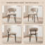 Modern Upholstered Dining Chair, Metal Legs-944384313-944384751