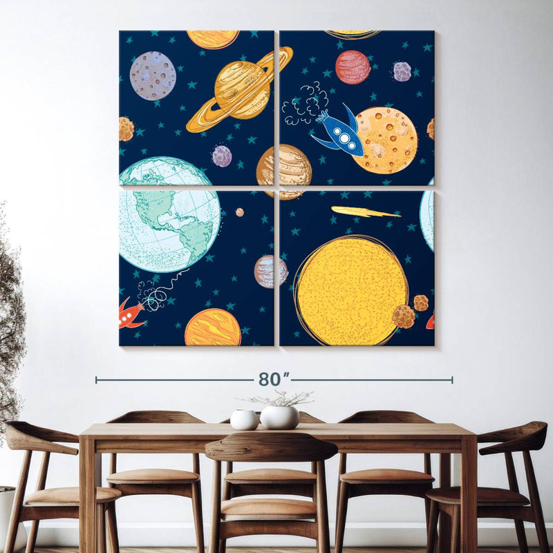 Oberle Space Journey Pattern, 74" H x 74" W