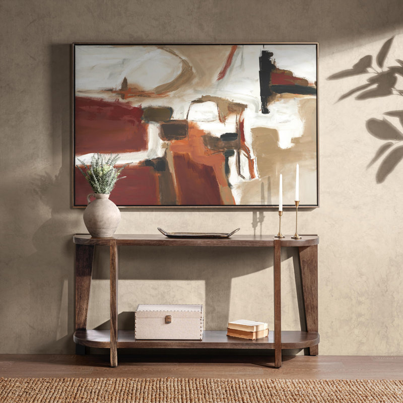 Alena 60'' W Solid Wood Console Table