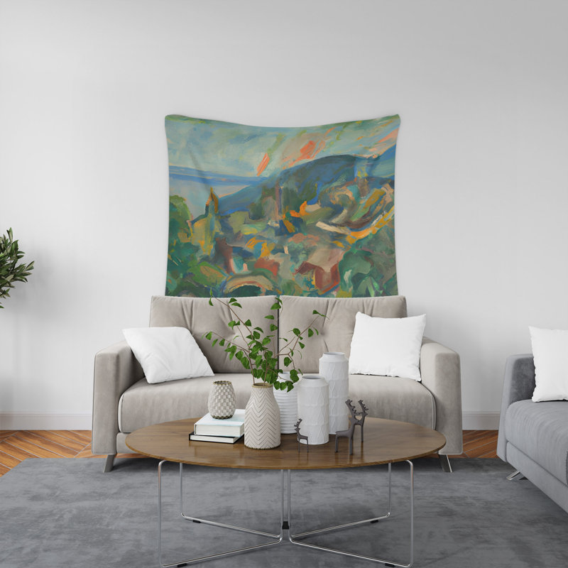 Tapisserie murale, H 88 po x l 104 po