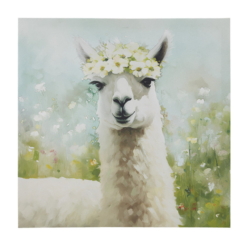 Art mural sur toile lama