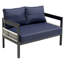 Fer d'extérieur avec table Ustyle. Imperméable, antirouille. Usure - Pe. Cadre. Pour la cour, la terrasse, l'extérieur. Facile à assembler. Gris choix d'eau, rouille Fabrication fine et robuste. Assemblage.-541360742