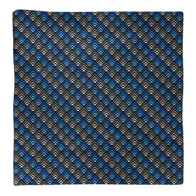 Serviette en coton à motif à rayures géométriques