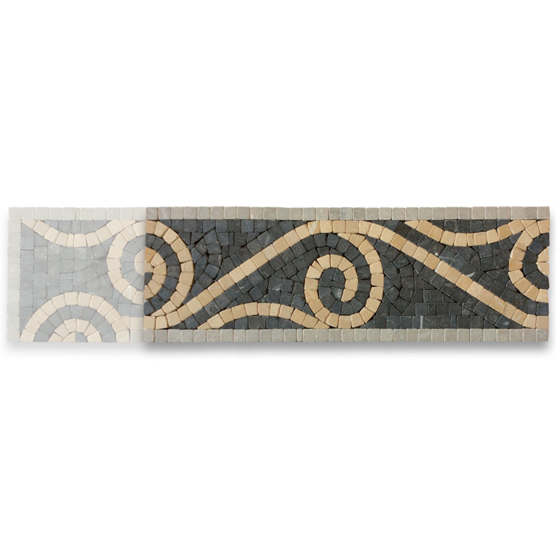 Azalea 4" x 12" Marble Mosaic Wall & Floor Tile