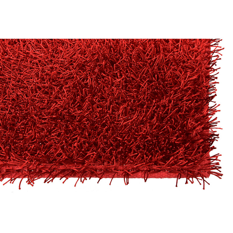 Marmala Striped Hand Woven Shag Area Rug, Rectangle 140cm x 200cm