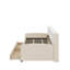 Lit plateforme simple tapissier avec tiroirs-359215002
