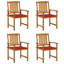 Chaise de patio en acacia avec coussin-1381994818-1381994820