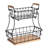 Bartell 2-Tier Rectangle Countertop Wire Basket