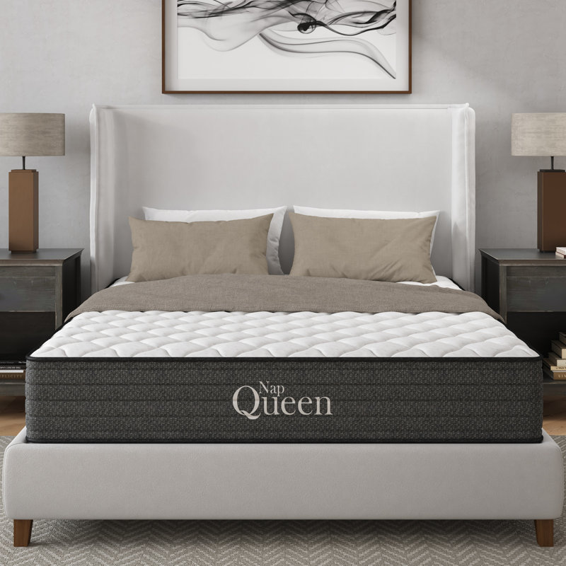 Matelas hybride en gel de refroidissement de 12 po Napqueen Victoria, certifié Certipur-US, fabriqué aux États-Unis, 12"