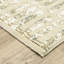 Tapis rayé rayé beige / bleu Rayan-133966248