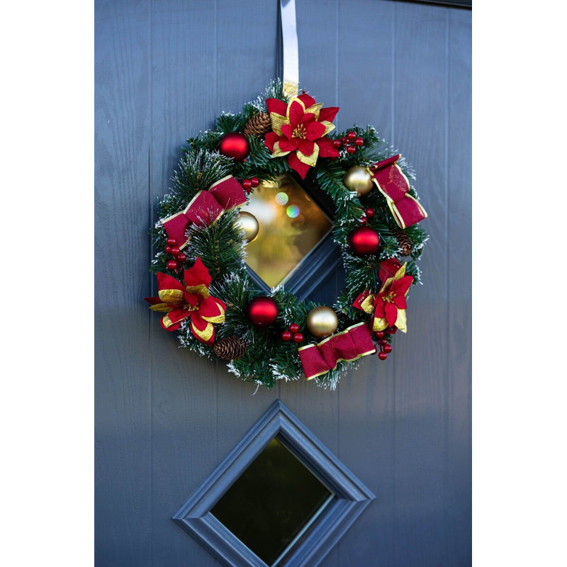 Faux Pine 43cm Wreath