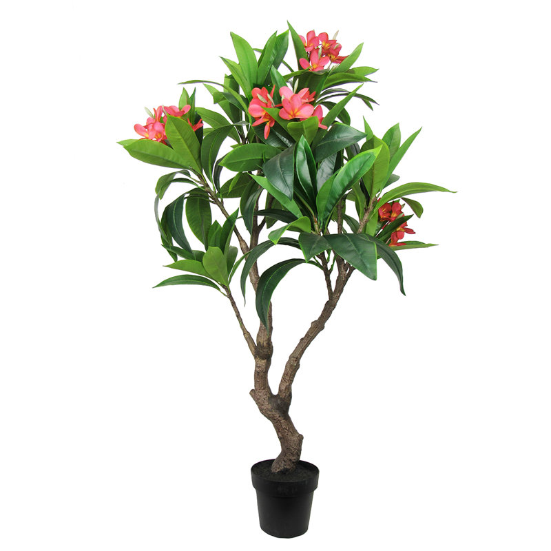 Plumeria artificiel en pot 57 po